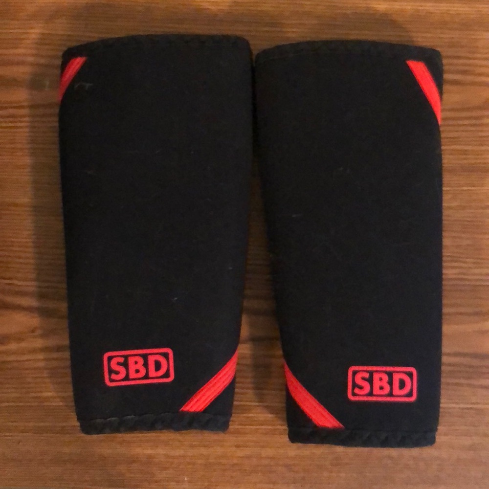 Brand new, never used SBD knee sleeves.